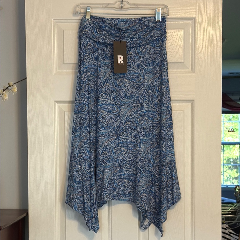 Blue Paisley Women's Skirt